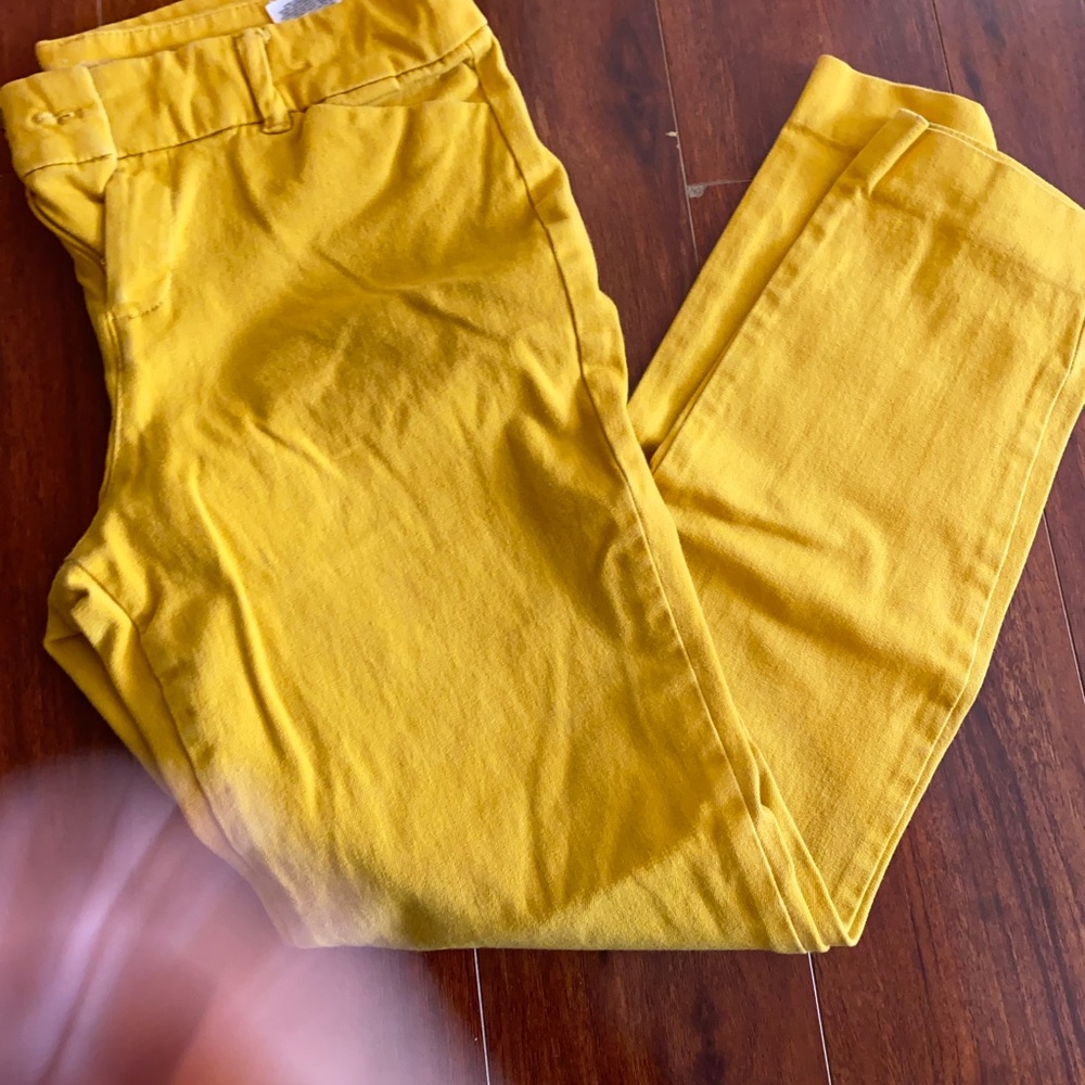 Bright Yellow Pants